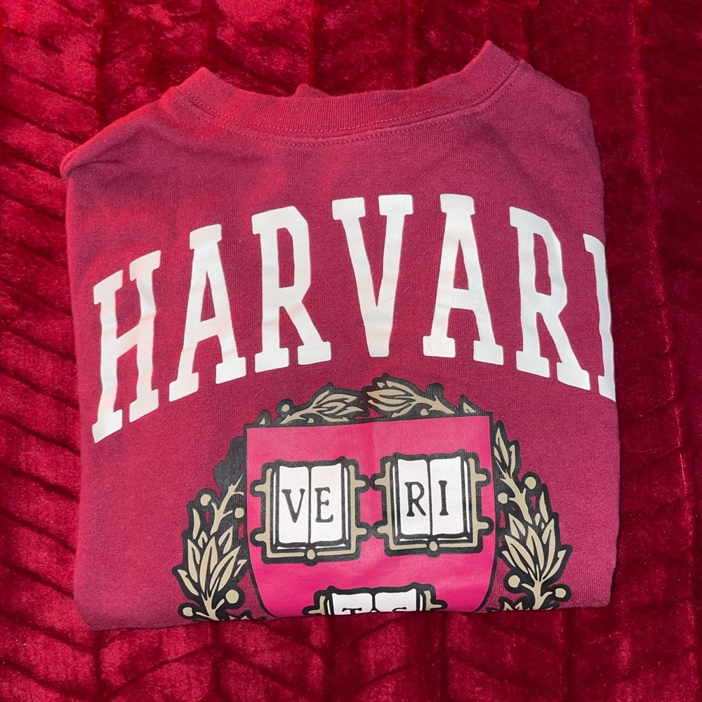 Harvard sweatshirt in red size xs from cotton on